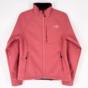 The North Face Women’s Jacket Medium Salmon Full Zip Softshell Transition Jacket